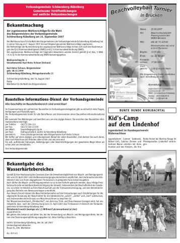 Schoenenberg - Verbandsgemeinde Schönenberg-Kübelberg