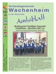 Amtsblatt vom 08.02.2013 - Verbandsgemeinde Wachenheim