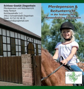 Infoflyer zum ausdrucken "Reiten" - Vgz-schwalm.de