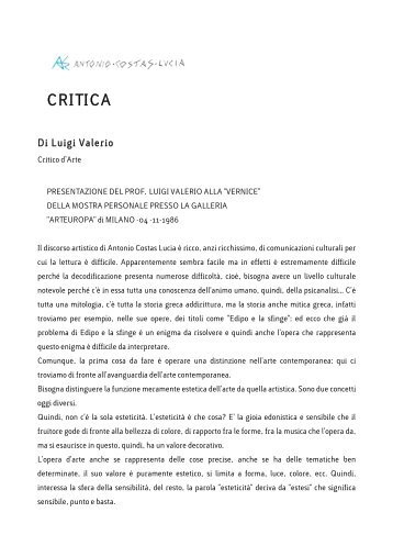 CRITICA - Antonio Costas, Pittore Surrealista, Pittura surrealista ...