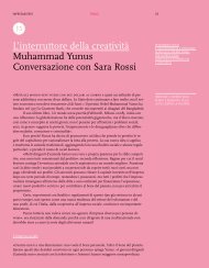 L'interruttore della creatività Muhammad Yunus Conversazione con ...