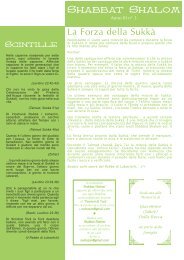 Shabbat Shalom - Pensieri di Torà