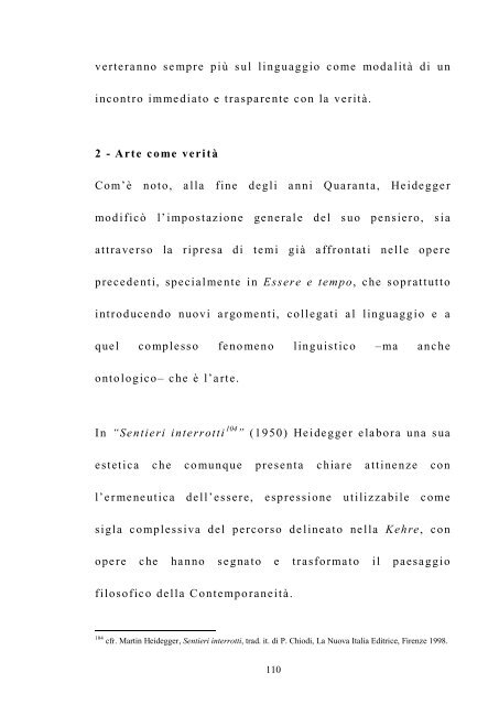 ESSERE E LINGUAGGIO IN HEIDEGGER - Lillo Turco