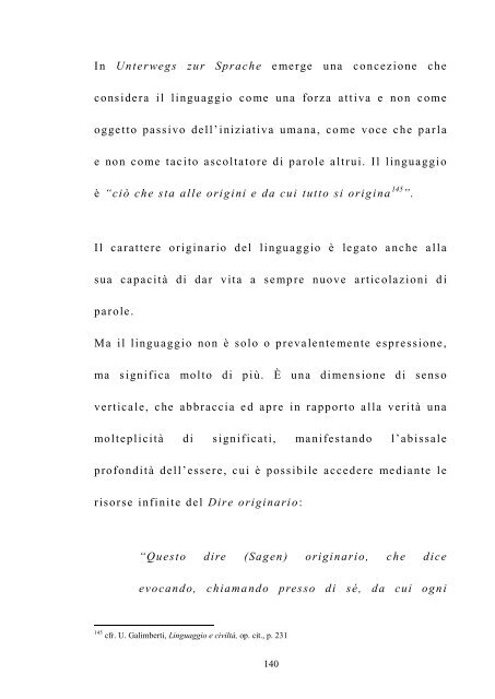 ESSERE E LINGUAGGIO IN HEIDEGGER - Lillo Turco