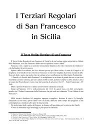 I Terziari Regolari di San Francesco in Sicilia - Agyrion