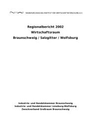 Regionalbericht 2002 Wirtschaftsraum Braunschweig / Salzgitter ...