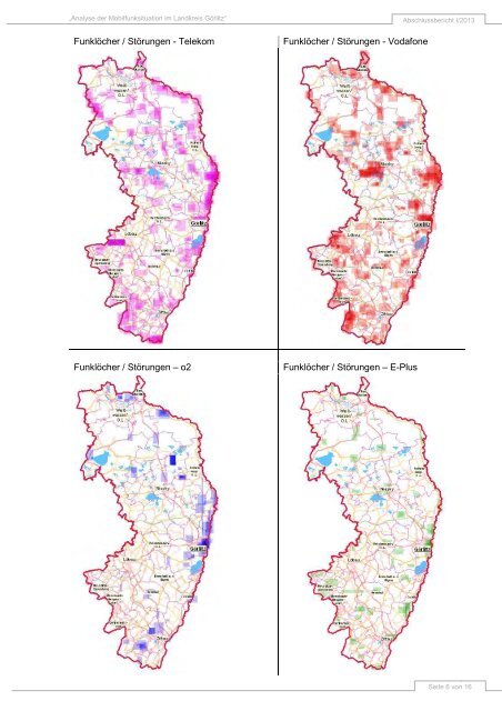 Analyse der Mobilfunksituation im Landkreis Görlitz