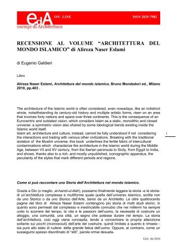 architettura islamica.pdf - EsempiDiArchitettura.it