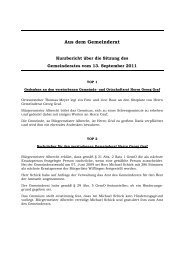 Aus dem Gemeinderat - Wellendingen