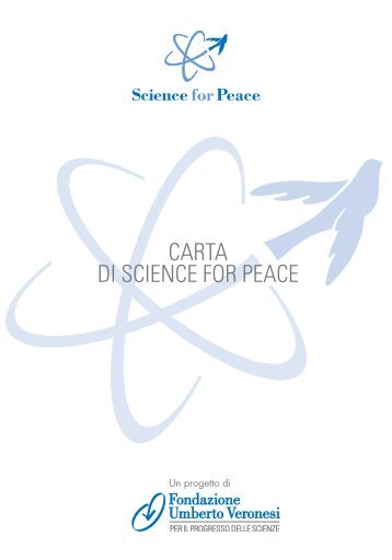 CARTA DI SCIENCE FOR PEACE - Fondazione Umberto Veronesi