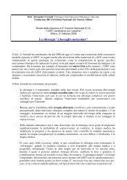 relazione - Associazione Italiana GIST