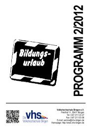 Bildungsurlaub 2012-2 - VHS Bingen