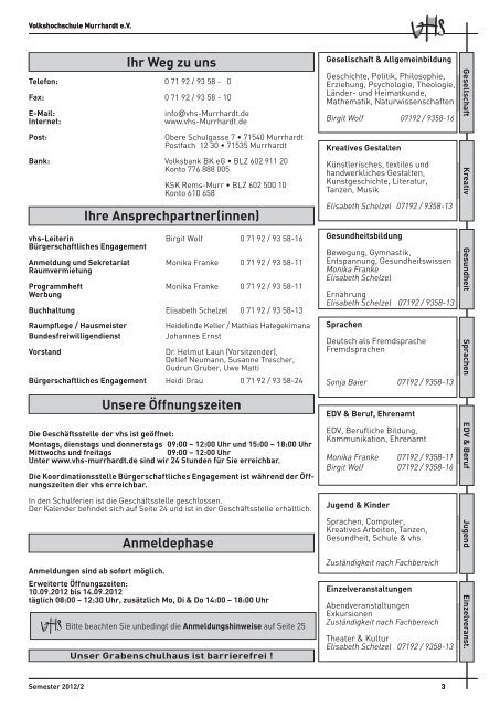 Programmheft-122.pdf - Volkshochschule Murrhardt