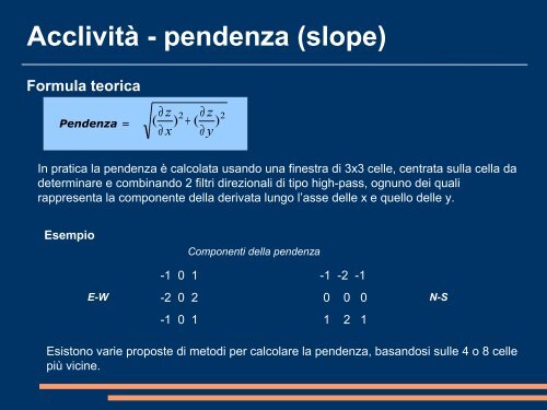 Elaborazioni di dati raster - malg.eu