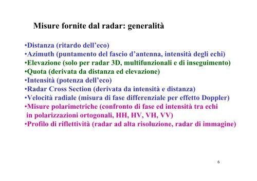 Principi di radar primari per controllo del traffico aereo - InfoCom