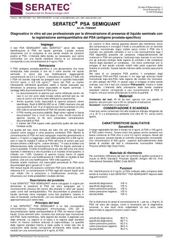 SERATEC® PSA SEMIQUANT