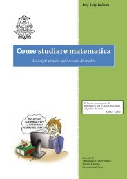 Come studiare matematica - Istituto Pontano