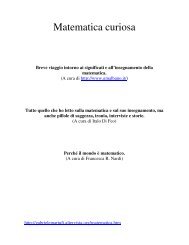 Matematica curiosa - Martufi, Gabriele - Altervista