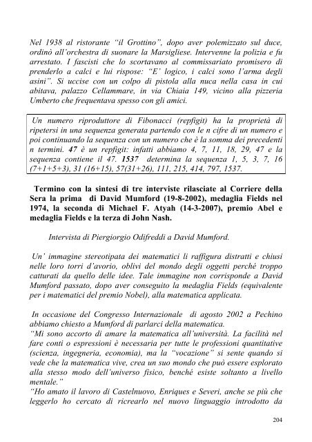 Matematica curiosa - Martufi, Gabriele - Altervista