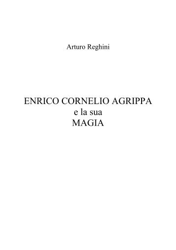 ENRICO CORNELIO AGRIPPA e la sua MAGIA - La Melagrana