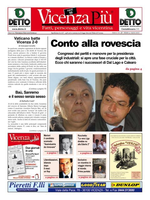 Conto alla rovescia - VicenzaPiù