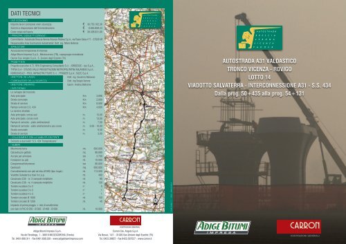 AUTOSTRADA A31 VALDASTICO TRONCO VICENZA - ROVIGO ...