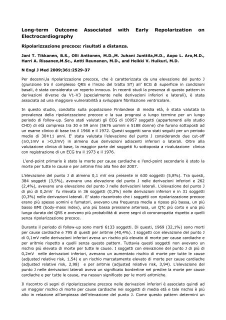 Ripolarizzazione precoce di Rita Torraco.pdf - Asl Bat