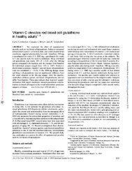 Vitamin C elevates red blood cell glutathione in healthy adults13