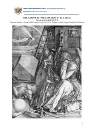 MELANCOLIA I - LOGGIA HOCHMA n.182 di TRAPANI