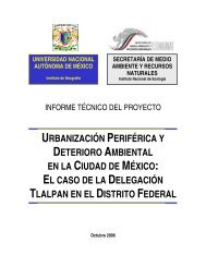 urbanización periférica y deterioro ambiental en la ciudad de méxico