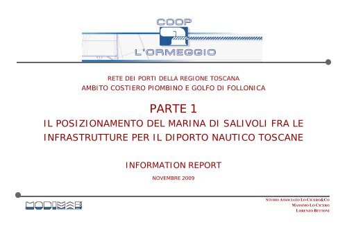 Parte 1 – Il posizionamento del Marina di Salivoli fra le infrastrutture ...