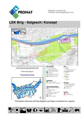 LEK Brig - Salgesch: Konzept - PRONAT Conseils SA