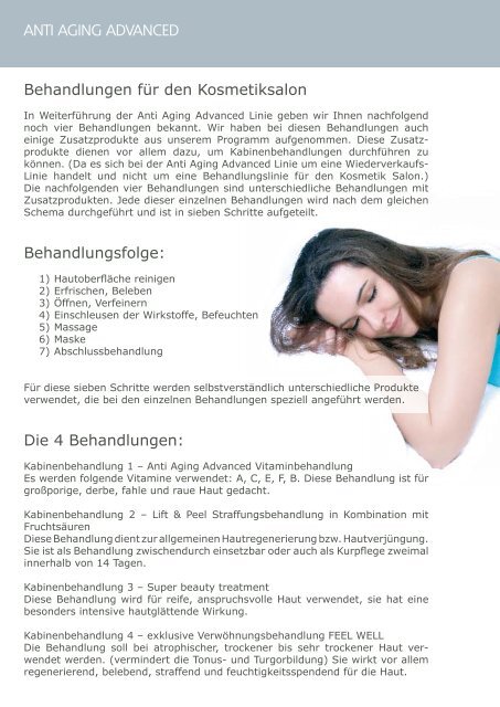 Behandlungen Kosmetiksalon - vhv beauty group