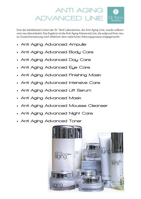 ANTI AGING ADVANCED LINIE - vhv beauty group