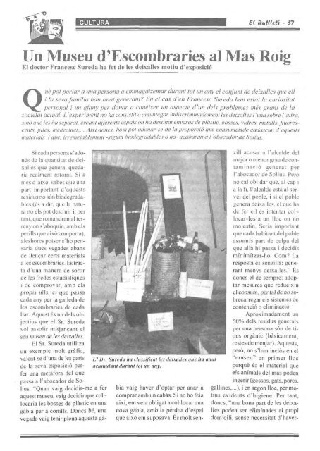 Setembre 1996 - Ajuntament de Llagostera On line