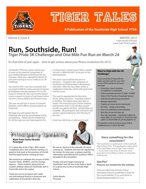 Tiger Tales - Greenville County School District