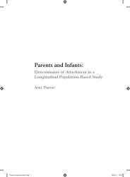 Parents and infants: determinants of attachment in a ... - Generation R