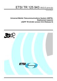 3GPP TR 25.943 version 9.0.0 Relea - ETSI