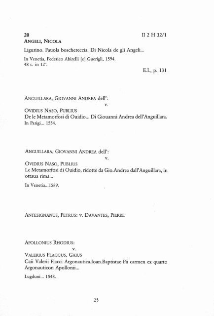 edizioni del cinquecento - Istituto Veneto di Scienze, Lettere ed Arti