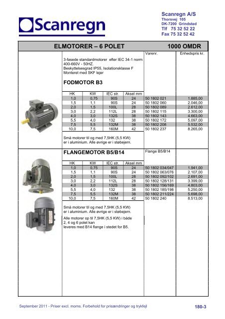 VAREGRUPPE INDEKS - Scanregn A/S