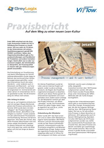 Praxisbericht als PDF - ViFlow