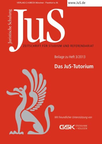 Das JuS-Tutorium - GSK Stockmann + Kollegen