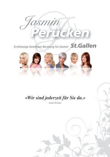 Flyer Jasmin Perücken St.Gallen