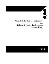 Munsell Color Science Laboratory and Richard S. Hunter ...