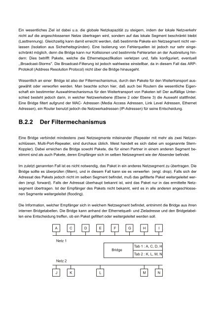 Praktikum Rechnernetze und Kommunikationssysteme - Lehrstuhl ...