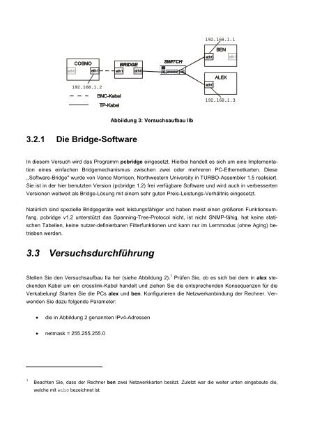 Praktikum Rechnernetze und Kommunikationssysteme - Lehrstuhl ...