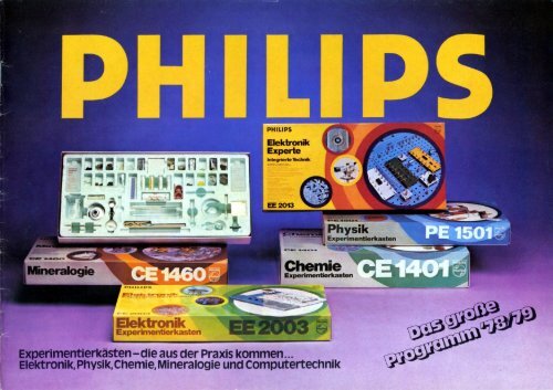 Philips "EE" electronic experiment kits