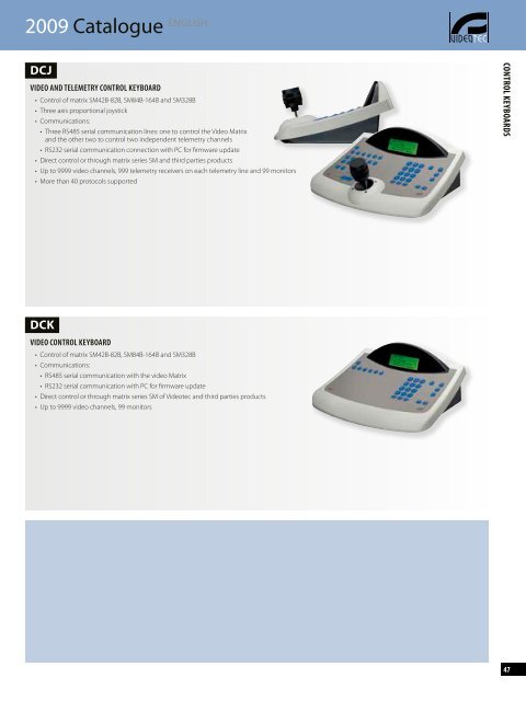 Videotec Catalogue (pdf) - Videor