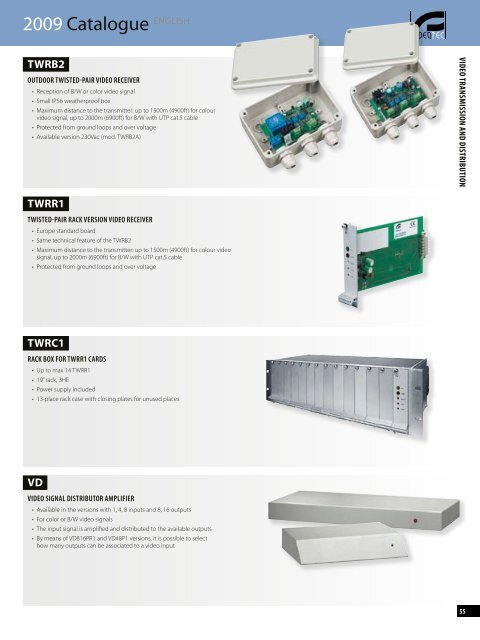 Videotec Catalogue (pdf) - Videor