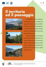 L'Oasi WWF del Parco Natura- le Diecimare si trova sui rilievi che ...